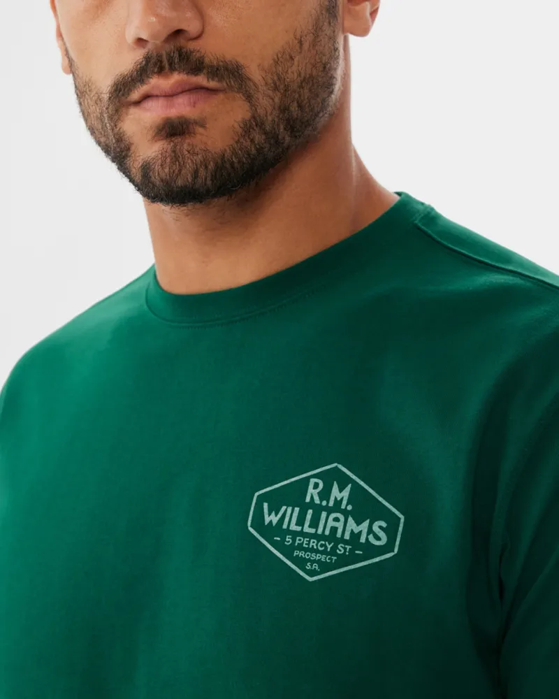RM Williams Gladstone T-Shirt Forest Green-4
